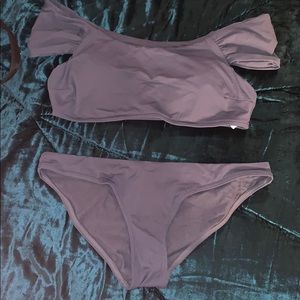 grey-blue bikini